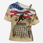 Montford Point Marines 1942-1949 Cross Shoulder Shirt The First Black Marines