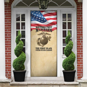 Montford Point Marines 1942-1949 Door Cover The First Black Marines