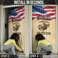Montford Point Marines 1942-1949 Door Cover The First Black Marines
