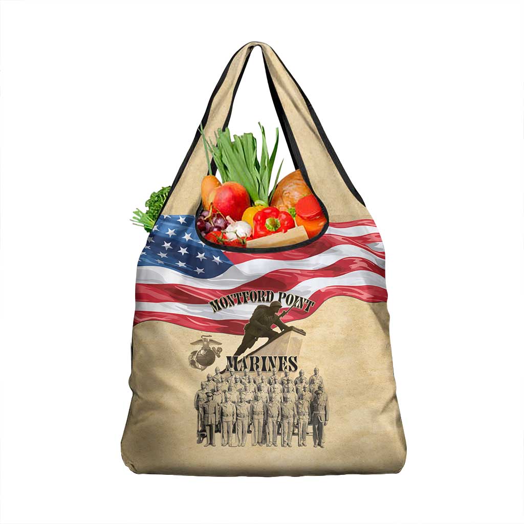 Montford Point Marines Legacy Grocery Bag First Black U.S. Marines - African Pride