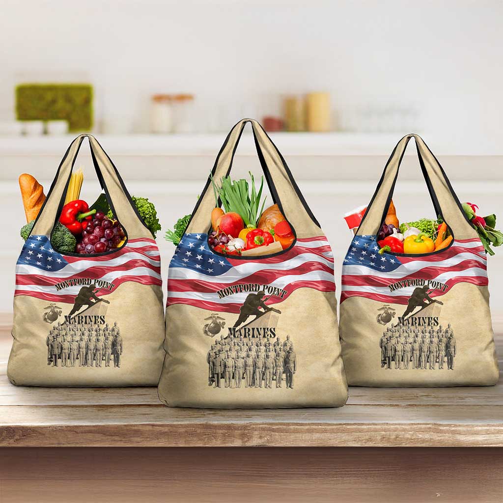 Montford Point Marines Legacy Grocery Bag First Black U.S. Marines - African Pride