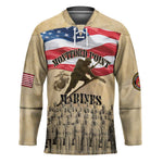 Montford Point Marines 1942-1949 Hockey Jersey The First Black Marines