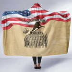 Montford Point Marines Legacy Hooded Blanket First Black U.S. Marines - African Pride