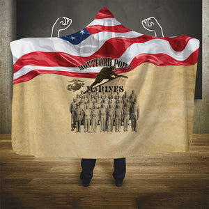 Montford Point Marines Legacy Hooded Blanket First Black U.S. Marines - African Pride