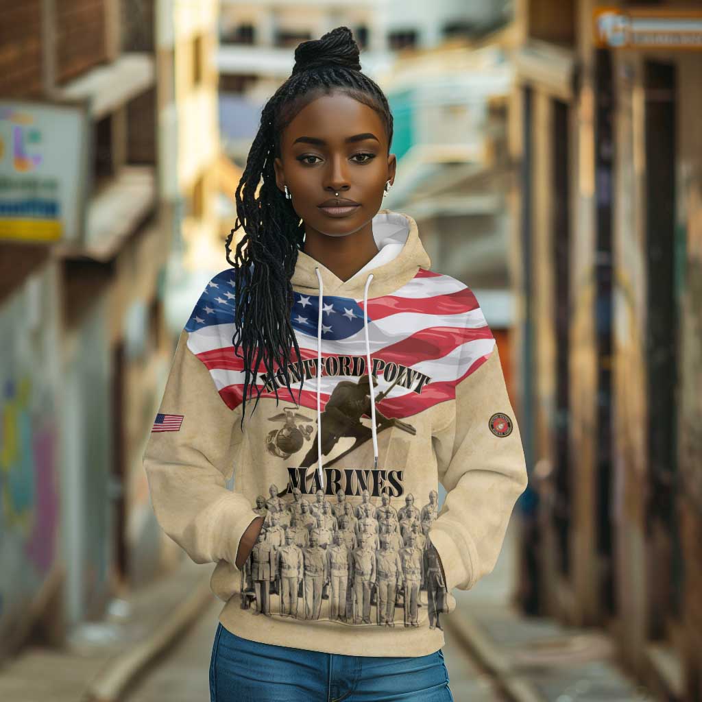 Montford Point Marines Legacy Hoodie First Black U.S. Marines - African Pride