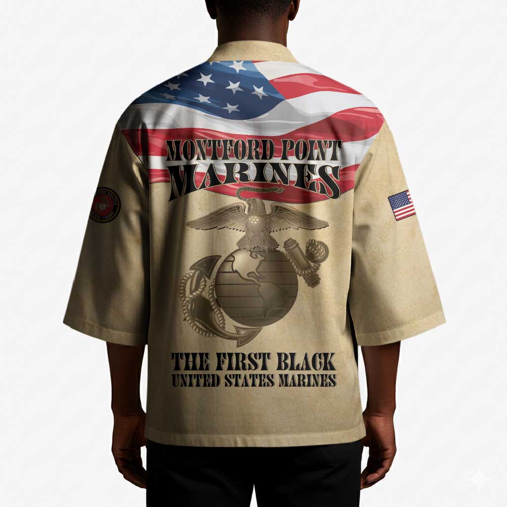 Montford Point Marines 1942-1949 Kimono The First Black Marines