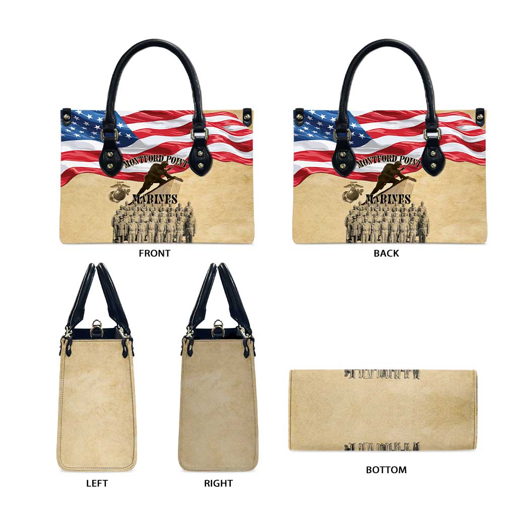 Montford Point Marines 1942-1949 Leather Bag The First Black Marines