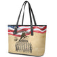 Montford Point Marines Legacy Leather Tote Bag First Black U.S. Marines - African Pride