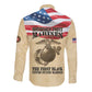 Montford Point Marines Legacy Long Sleeve Button Shirt First Black U.S. Marines - African Pride
