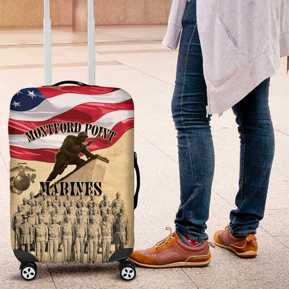 Montford Point Marines Legacy Luggage Cover First Black U.S. Marines - African Pride