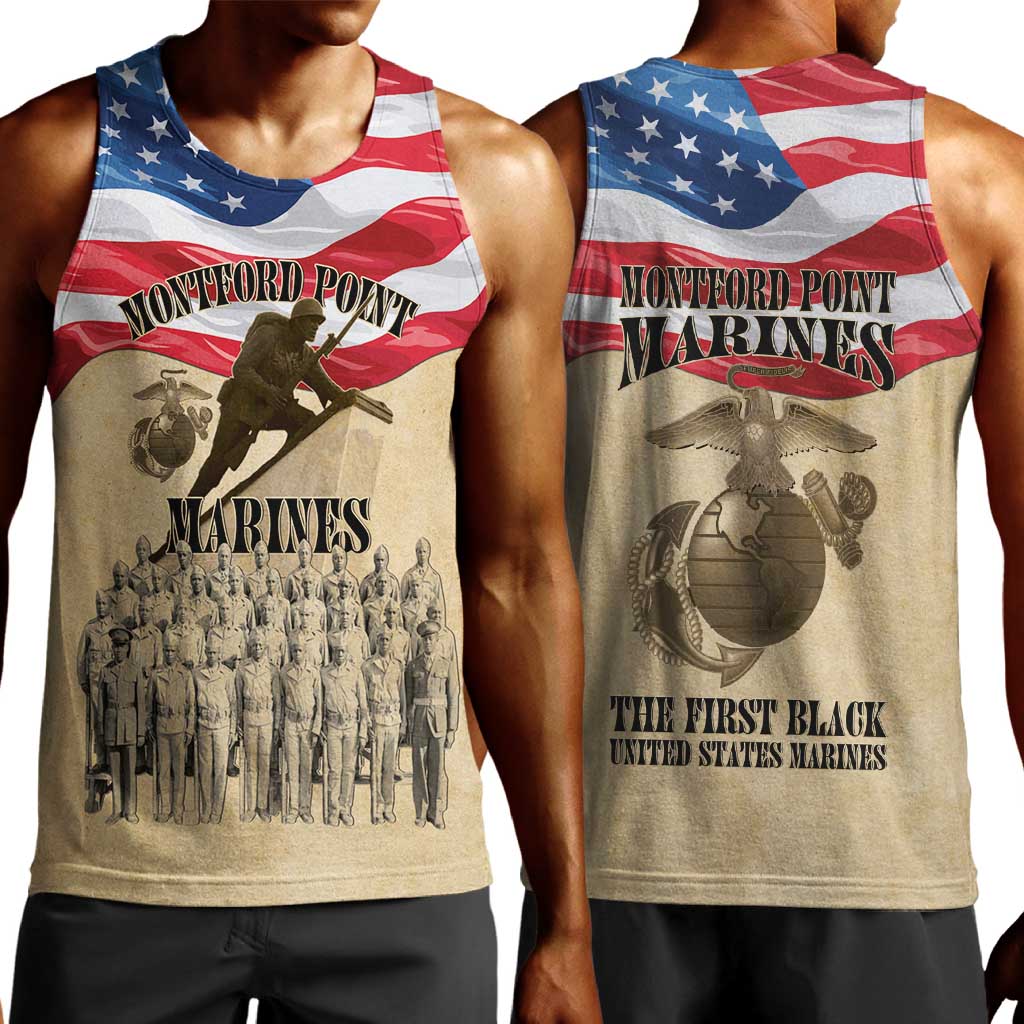 Montford Point Marines Legacy Men Tank Top First Black U.S. Marines - African Pride