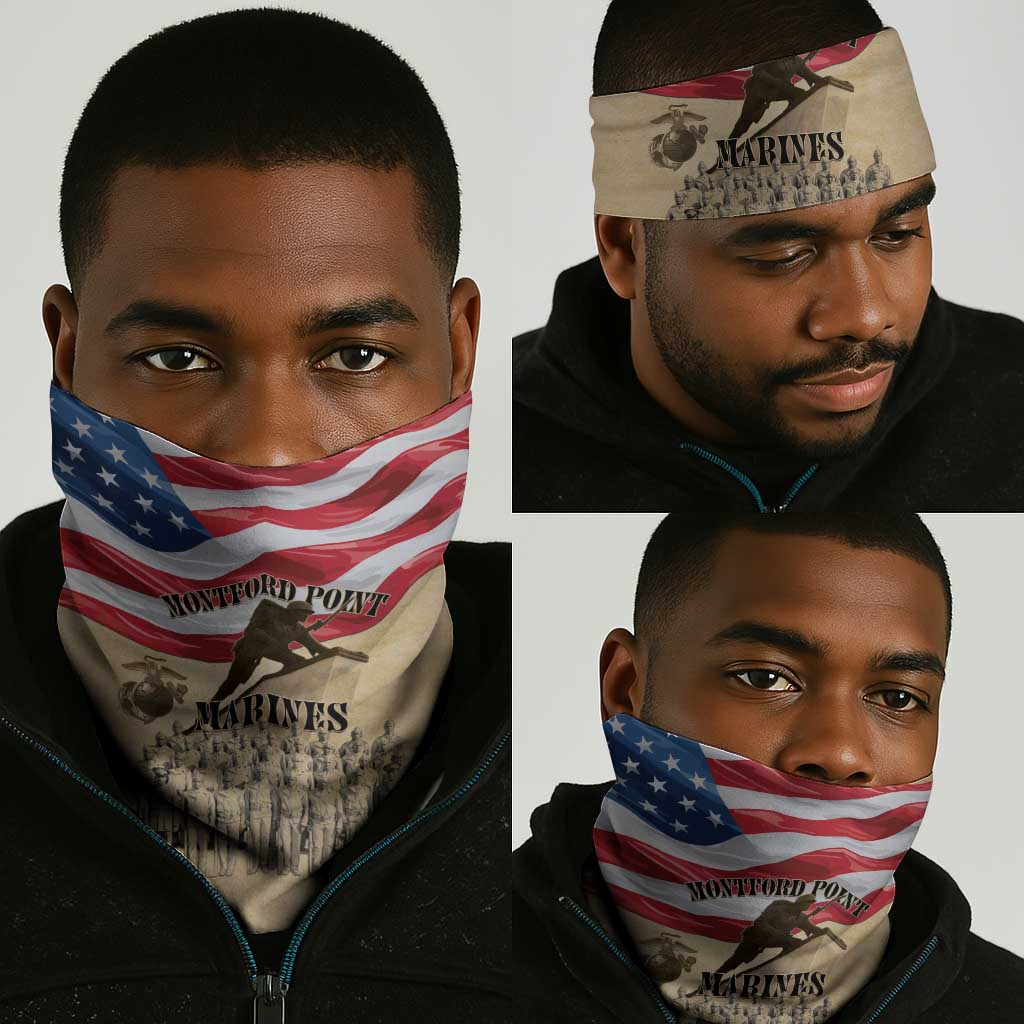 Montford Point Marines Legacy Neck Gaiter First Black U.S. Marines - African Pride