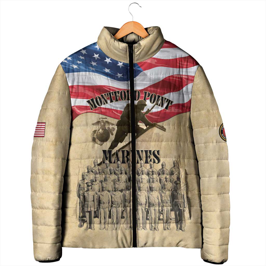 Montford Point Marines 1942-1949 Padded Jacket The First Black Marines