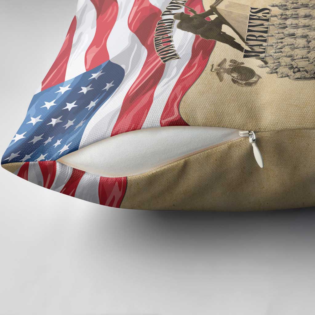 Montford Point Marines 1942-1949 Pillow Cover The First Black Marines