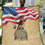 Montford Point Marines Legacy Quilt First Black U.S. Marines - African Pride
