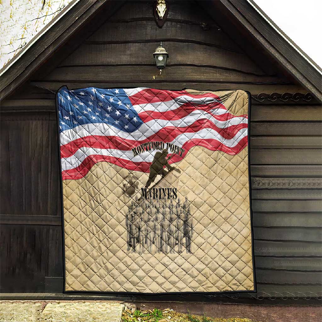 Montford Point Marines Legacy Quilt First Black U.S. Marines - African Pride
