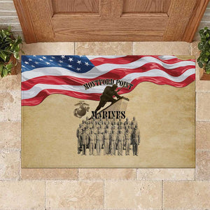 Montford Point Marines Legacy Rubber Doormat First Black U.S. Marines - African Pride
