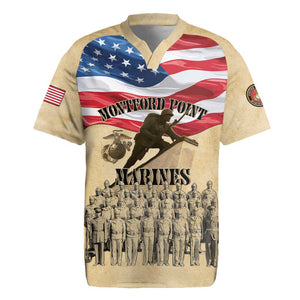 Montford Point Marines Legacy Rugby Jersey First Black U.S. Marines - African Pride