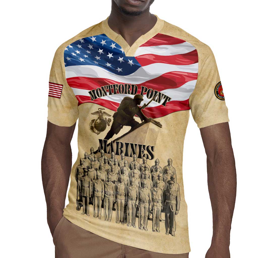 Montford Point Marines Legacy Rugby Jersey First Black U.S. Marines - African Pride
