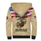 Montford Point Marines Legacy Sherpa Hoodie First Black U.S. Marines - African Pride