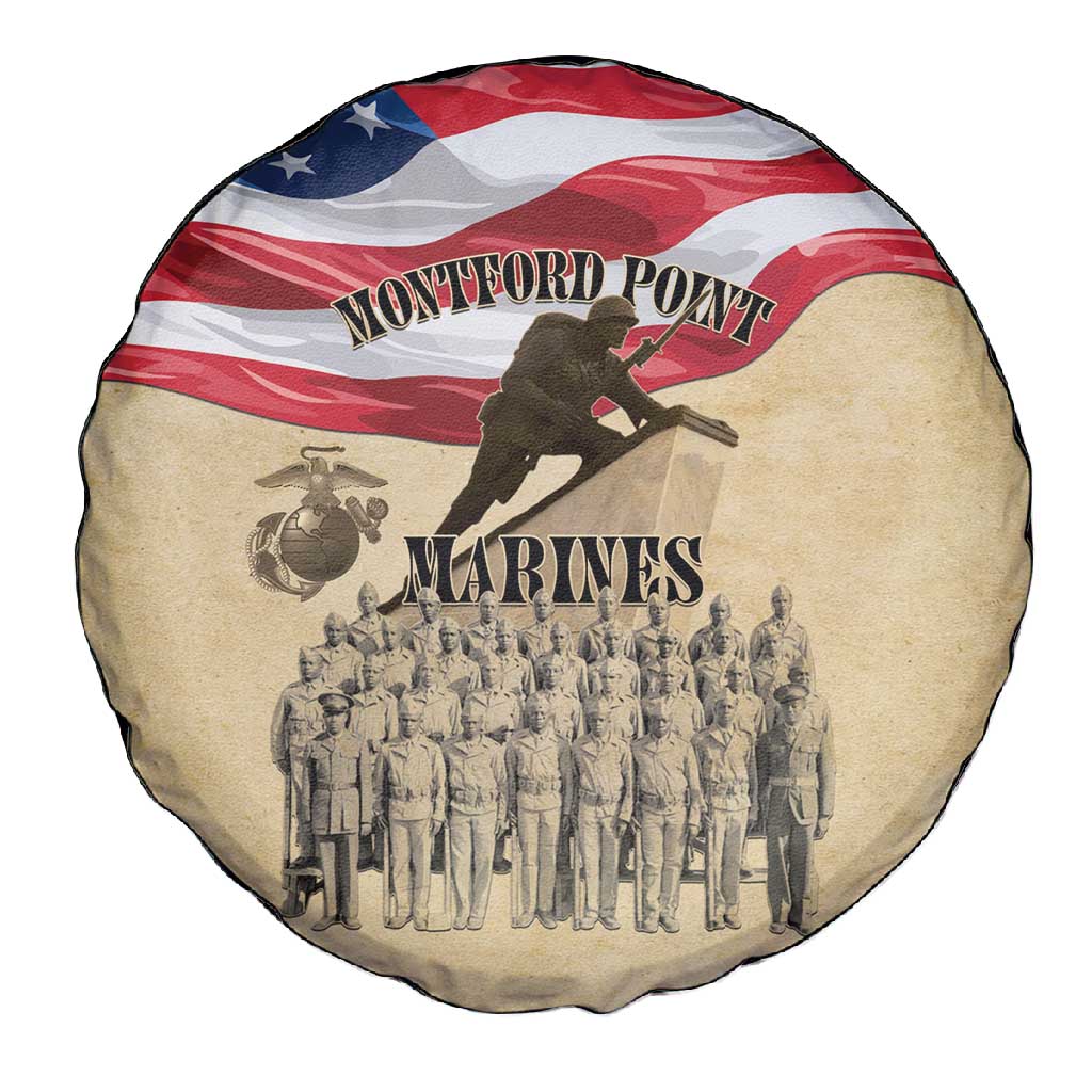 Montford Point Marines Legacy Spare Tire Cover First Black U.S. Marines - African Pride