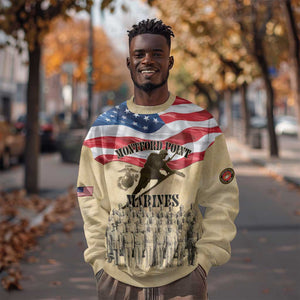 Montford Point Marines Legacy Sweatshirt First Black U.S. Marines - African Pride