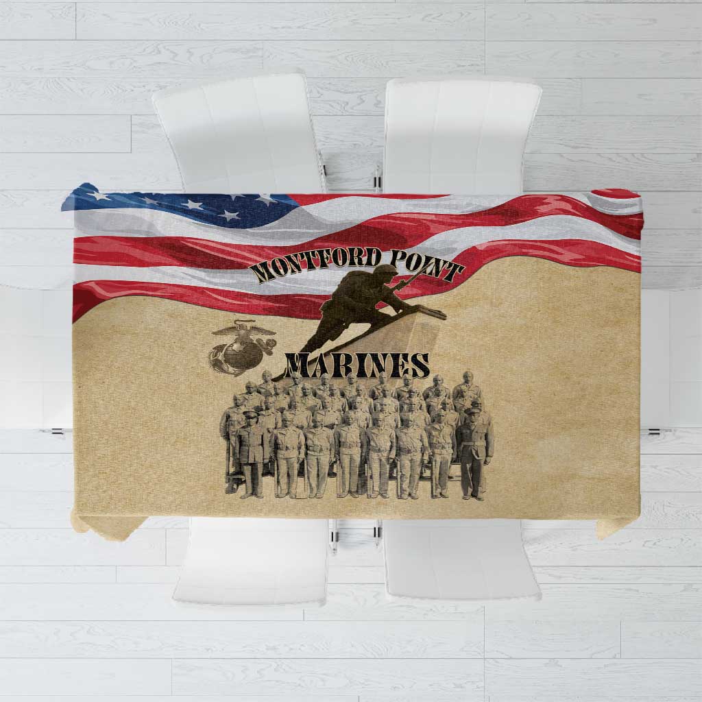Montford Point Marines Legacy Tablecloth First Black U.S. Marines - African Pride