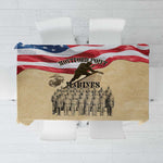 Montford Point Marines Legacy Tablecloth First Black U.S. Marines - African Pride