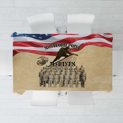 Montford Point Marines Legacy Tablecloth First Black U.S. Marines - African Pride