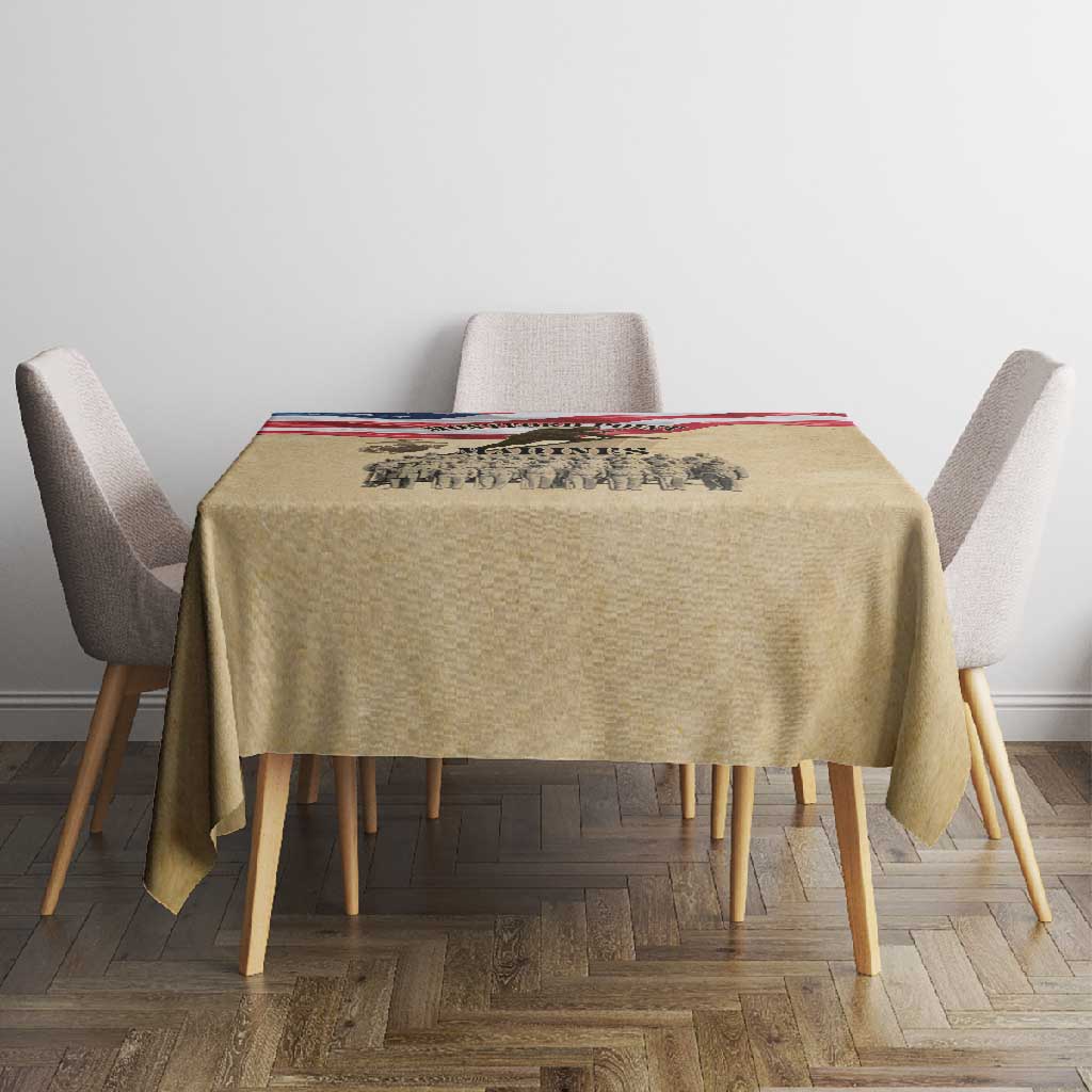 Montford Point Marines Legacy Tablecloth First Black U.S. Marines - African Pride