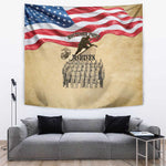 Montford Point Marines Legacy Tapestry First Black U.S. Marines - African Pride