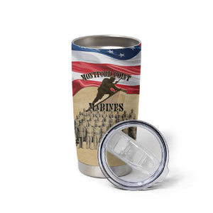 Montford Point Marines Legacy Tumbler Cup First Black U.S. Marines - African Pride