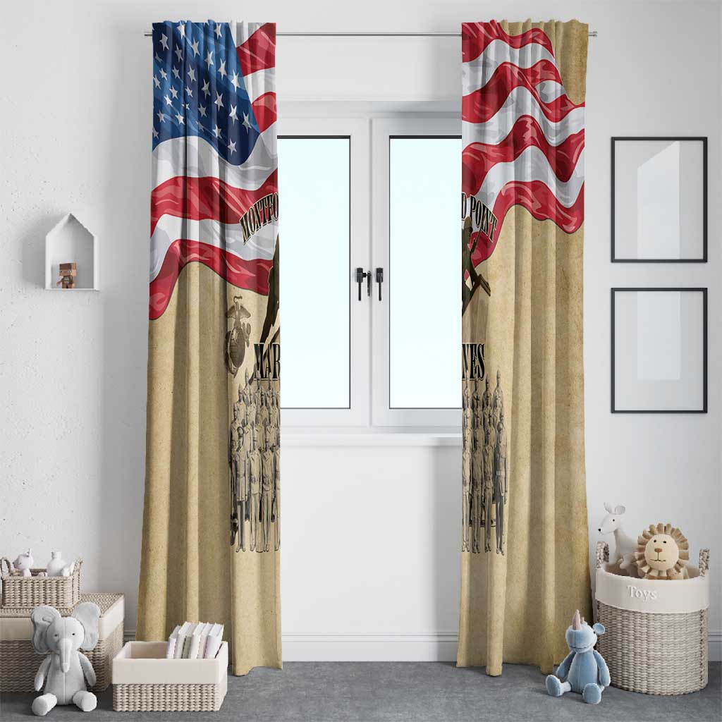 Montford Point Marines Legacy Window Curtain First Black U.S. Marines - African Pride