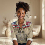 Montford Point Marines Legacy Women Casual Shirt First Black U.S. Marines - African Pride