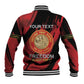 Personalized Honoring the First Black Marines Baseball Jacket Montford Point Heroes - Red - African Pride