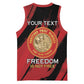 Personalized Honoring the First Black Marines Basketball Jersey Montford Point Heroes - Red - African Pride