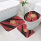 Proud to Honor Montford Point Marines Bathroom Set Freedom Is Not Free - Red
