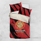Honoring the First Black Marines Bedding Set Montford Point Heroes - Red - African Pride