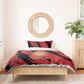 Honoring the First Black Marines Bedding Set Montford Point Heroes - Red - African Pride