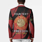 Personalized Proud to Honor Montford Point Marines Blazer Freedom Is Not Free - Red