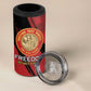 Personalized Honoring the First Black Marines 4 in 1 Can Cooler Tumbler Montford Point Heroes - Red - African Pride