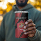 Personalized Honoring the First Black Marines 4 in 1 Can Cooler Tumbler Montford Point Heroes - Red - African Pride