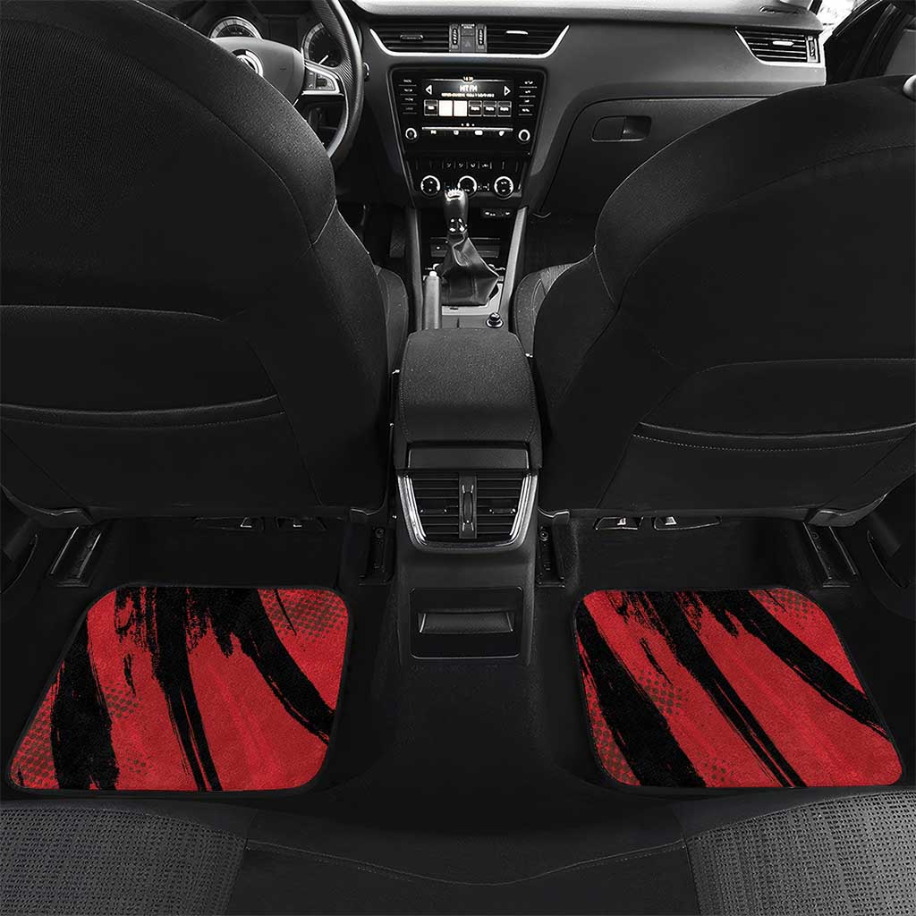 Personalized Honoring the First Black Marines Car Mats Montford Point Heroes - Red - African Pride