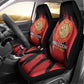 Honoring the First Black Marines Car Seat Cover Montford Point Heroes - Red - African Pride