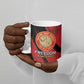 Personalized Proud to Honor Montford Point Marines Ceramic Mug Freedom Is Not Free - Red