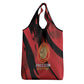 Honoring the First Black Marines Grocery Bag Montford Point Heroes - Red - African Pride