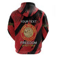 Personalized Honoring the First Black Marines Hoodie Montford Point Heroes - Red - African Pride