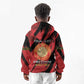 Personalized Honoring the First Black Marines Kid Hoodie Montford Point Heroes - Red - African Pride