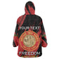 Personalized Honoring the First Black Marines Kid Wearable Blanket Hoodie Montford Point Heroes - Red - African Pride