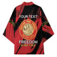 Personalized Proud to Honor Montford Point Marines Kimono Freedom Is Not Free - Red